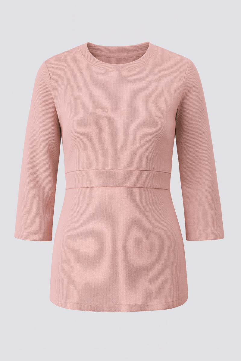 Kojicí a těhotenské tričko s dlouhými rukávy OOEGGS.